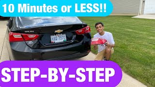 HOW TO Change  Replace 20162022 Chevy Malibu Tail Light DIY STEP BY STEP [upl. by Veronica]