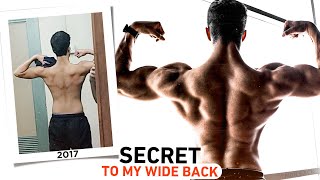 How I Built A Wide BACK Top 3 Exercises [upl. by Alberik]