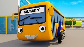 Bus Nursery Rhymes amp Kid Songs  Geckos Garage  Wheels On The Bus  Bus Videos For Kids [upl. by Adlare]