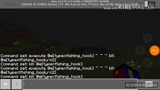 Minecraft PE tutorial magic wand using command block [upl. by Euphemiah]