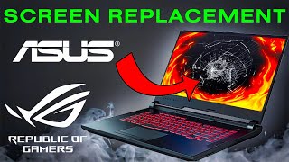 Asus ROG Strix LCD Replacement Easy [upl. by Enened]