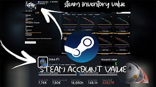 steam account value amp steam inventory value Tutorial st4ck [upl. by Handy]