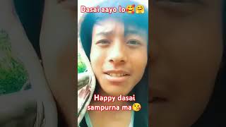 channelsubscribe 2081 salko sampurna ma happy dasai 💕🙏 like share garnu hola😘🤗🤗 [upl. by Jaala993]