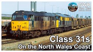 Class 31s on the North Wales Coast in the 1990s  HD Remaster [upl. by Telocin]