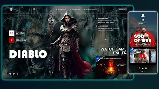 Gaming Website Dynamic Landing Page with HTML CSS javaScript 🎮✨ [upl. by Weinberg]