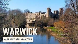 WARWICK  4K Narrated Walking Tour  Lets Walk 2022 [upl. by Dibb]