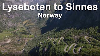 ROAD TRIP Norway  The stunning Road from LYSEBOTN to SINNES in 4K [upl. by Osana]