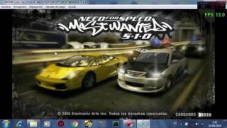 descargar Need for Speed Most Wanted con Emulador PPSSPP en windows 7 [upl. by Mutz]