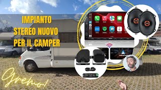 Impianto stereo per il mio camper 🚐  stereo ATOTO 2DIN e casse nuove [upl. by Gustin]