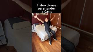 Instrucciones Para Tender la Cama 🛌 gastiobeide youtubeshorts shorts [upl. by Sliwa]