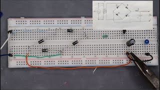 Fullwave bridge rectifier circuit Power Supply [upl. by Onairot]