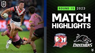 NRL 2023  Sydney Roosters v Penrith Panthers  Match Highlights [upl. by Ergener]