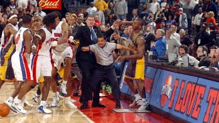 The Malice In The Palace  Pistons vs Pacers BRAWL [upl. by Marnie]