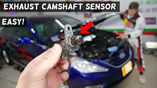 HYUNDAI SONATA EXHAUST CAMSHAFT POSITION SENSOR REPLACEMENT LOCATION [upl. by Reichel]