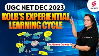 UGC NET Dec 2023  Kolbs Experiential Learning Cycle  Heena Maam [upl. by Colette]