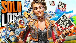 SOLO Loba 20 KILLS and 5800 Damage Apex Legends Gameplay Season 16 [upl. by Ujawernalo]