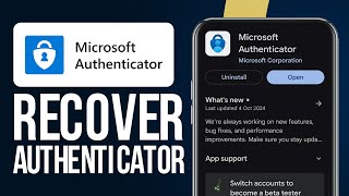 How To Recover Microsoft Authenticator Without Old Phone 2024  Restore Microsoft Authenticator [upl. by Annaitat]