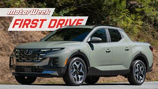 2022 Hyundai Santa Cruz  Motorweek First Drive [upl. by Naneek]