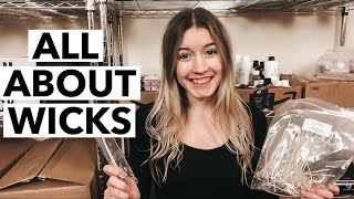 CANDLE MAKING FOR BEGINNERS Pt 3  Everything About Wicks  How I Wicked My Candle Jars [upl. by Daryl]