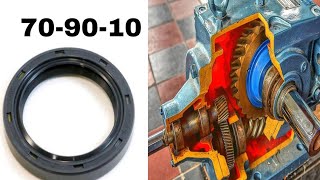 Motor gearbox oil seal change how to replace a leaking oil seal  how to change gearbox oil seal [upl. by Llebyram977]