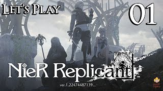 NieR Replicant  Lets Play Part 1 The Book [upl. by Eikcid]