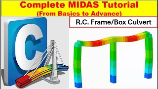 RCC Frame Design in MIDAS Software Complete MIDAS Tutorial Basics to Advance [upl. by Gwendolen199]