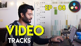 EP 08 Video Tracks Explained  Introduction to DaVinci Resolve 18  Video Editing Tutorials [upl. by Higgins]