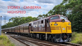 CabView Sydney to Canberra 4K HIGHSPEED [upl. by Grenier]