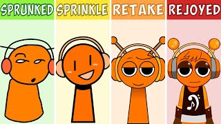 Incredibox Sprunki ALL SOUNDS  Sprunked VS Sprinkle VS Retake VS Rejoyed [upl. by Celie]