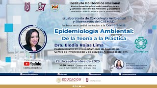 🎤 CONFERENCIA Epidemiología Ambiental De la teoría a la práctica [upl. by Ranzini]