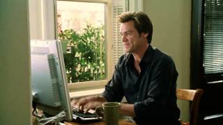 Jim Carrey tries typing test [upl. by Nylhtac]