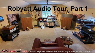 Robyatt Audio Company Tour Pt 1 The Studio featuring Klipschorn AK6s Tektron Miyajima Labs [upl. by Robi553]