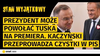 Prezydent może powołać Tuska na premiera Kaczyński przeprowadza czystki w PiS Buzuje na lewicy [upl. by Myrtle]