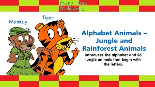 Krazy Krok Productions  Animal Alphabet  Jungle Animals [upl. by Drogin]