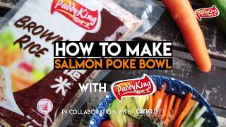 DIY Spicy Salmon Poke Bowl At Home  Healthy Salmon Poke Bowl Recipe [upl. by Sager]