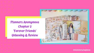 Planners Anonymous Chapter 2 Forever Friends Unboxing amp Review [upl. by Lyret912]