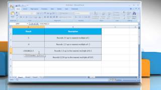 How to use the CEILING Function in Excel Tutorial [upl. by Yxel584]