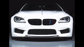 BMW 6 Series F06 F12 F13 M6 Dry Carbon Fiber Front Bumper Lip Chin Spoiler Wide Body Kit ML1349 [upl. by Elime972]