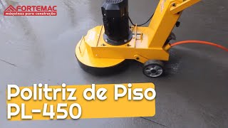 Politriz de Piso e Granilite FORTEMAC Removendo Pintura do Piso [upl. by Ahset]