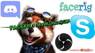 как сделать faceRig в skypeDiscordOBS [upl. by Schacker]