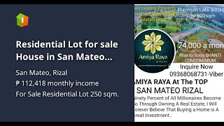 Residential Lot for sale House in San Mateo 3BR [upl. by Chrisy]