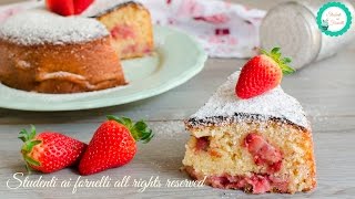 TORTA YOGURT E FRAGOLE senza bilancia velocissima [upl. by Terbecki871]