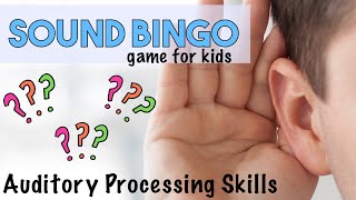 SOUND BINGO Listening Game with Hands On Twist l Auditory Processing amp Attention l OT Teletherapy [upl. by Rolyt]