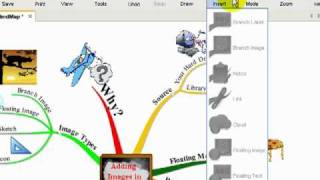 iMindMap  Adding Images to Your Mind Map [upl. by Ahsratan]