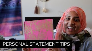 2018 PTCAS PERSONAL STATEMENT TIPS [upl. by Tay]