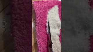 ASMR rug tufting  sculpting customrug oddlysatisfying fluffyrug diy frankocean [upl. by Hound567]