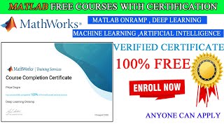 Deep Learning MATLAB and Simulink Training Free Course with Certificate – Matlab Academy Mathworks [upl. by Ebert317]