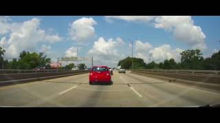 Driving on Interstate 10 from Baton Rouge Louisiana to Texas [upl. by Luhe]