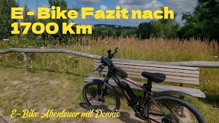 Fischer Montis EM 1726 EBike 1700 km Erfahrungsbericht – Lohnt sich der Kauf [upl. by Verdha300]