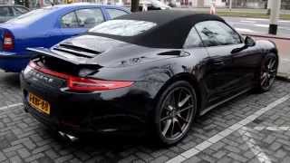 Porsche 991 Carrera 4S cabriolet amazing sounds [upl. by Nylatsyrk913]